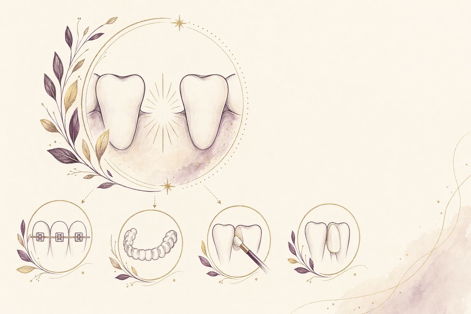 How to close a gap in teeth